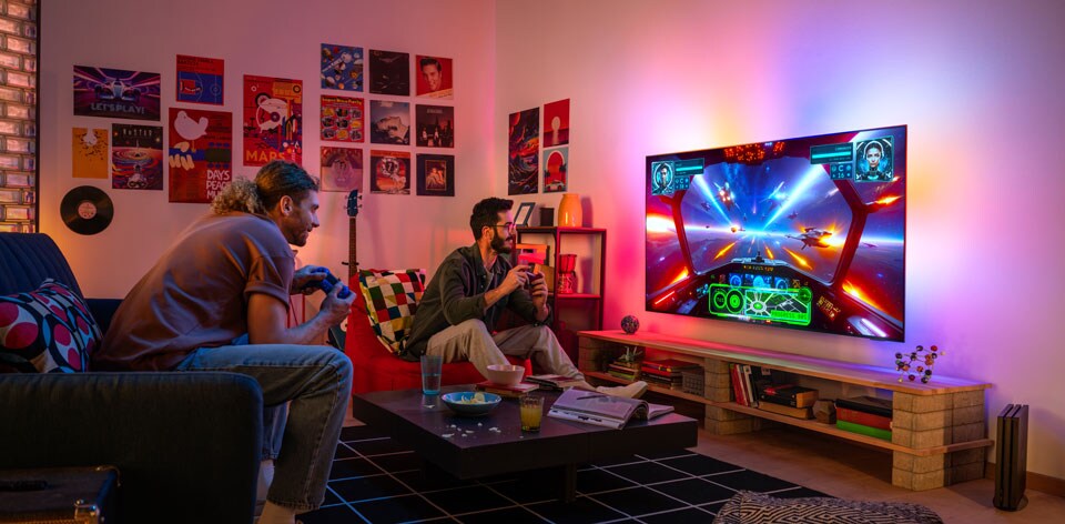 The best gaming experience with Ambilight TV